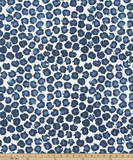 Prussian Blue Pillow Cover Dots Pillow