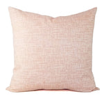 Blush Pink and White Pillow Cover Variegated Solid Pillow Cover