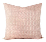 Blush Pink and White Pillow Cover Falling Raindrop Pillow Cover