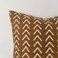 Caramel Brown Pillow Cover Mud Cloth Pillow