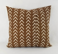 Caramel Brown Pillow Cover Mud Cloth Pillow