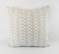 Warm Grey Pillow Cover Mud Cloth Pillow