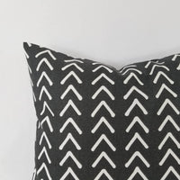 Black Pillow Cover Mud Cloth Pillow