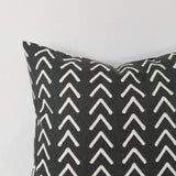 Black Pillow Cover Mud Cloth Pillow