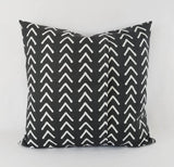 Black Pillow Cover Mud Cloth Pillow