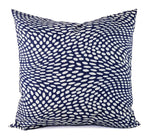 Dark Blue Pillow Cover Dot Pillow