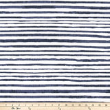 Dark Blue Pillow Cover Horizontal Stripe Pillow