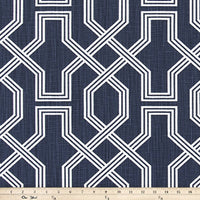 Dark Blue Pillow Cover Trellis Pillow