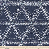 Dark Blue Pillow Cover Trellis Pillow