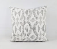 Warm Grey Pillow Cover Bold Geometric Pillow Cover