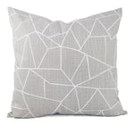 Warm Grey Pillow Cover Cut Glass Pillow Cover