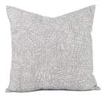 Warm Grey Pillow Cover Soft Leaf Pillow Cover