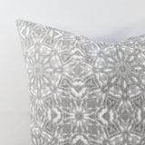 Warm Grey Pillow Cover Bold Geometric Pillow Cover