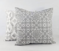 Warm Grey Pillow Cover Bold Geometric Pillow Cover