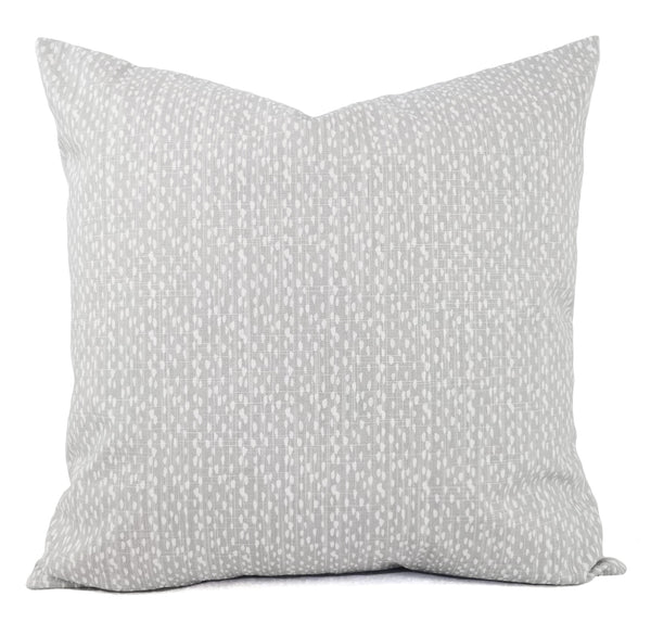 Warm Grey Pillow Cover Falling Dots Pillow Cover