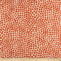 Outdoor Orange Coral Pillow Cover Puff Dots Pillow