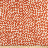 Outdoor Orange Coral Pillow Cover Puff Dots Pillow