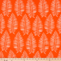 Outdoor Orange Pillow Cover Floral Pillow