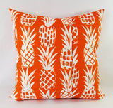 Outdoor Orange Pillow Cover Pineapple Pillow