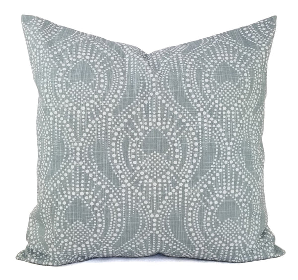 Regal Soft Blue Pillow Cover Trellis Pillow