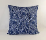 Regal Blue Pillow Cover Trellis Pillow