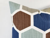 Regal Blue Pillow Cover Hexagon Pillow