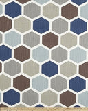 Regal Blue Pillow Cover Hexagon Pillow